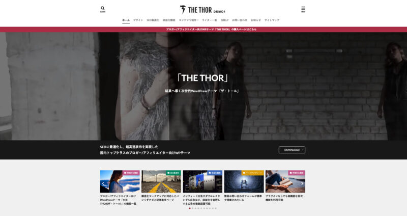 THE・THORのカスタマイズ例