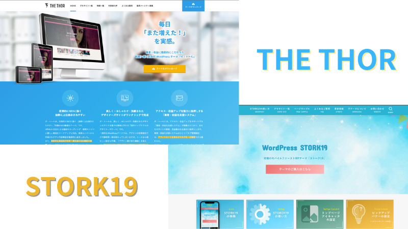 【どっちがいい？】THE THORとSTORK19の違いを5つの項目で徹底比較！